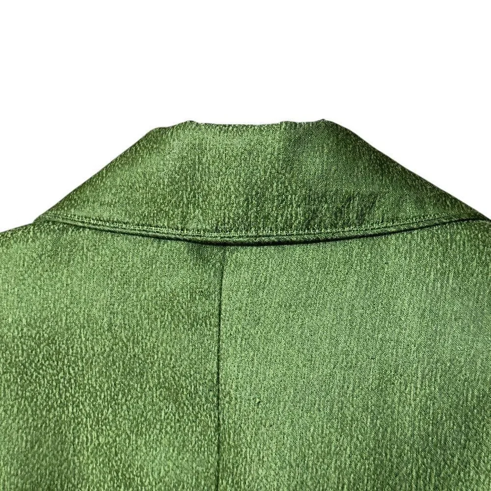 Elegant Albert Nipon Green Blazer and Skirt Ensemble Size 6